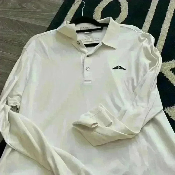 Other - Mens white long sleeve collared shirt size large